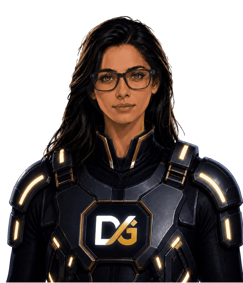 DexGuru mentor character